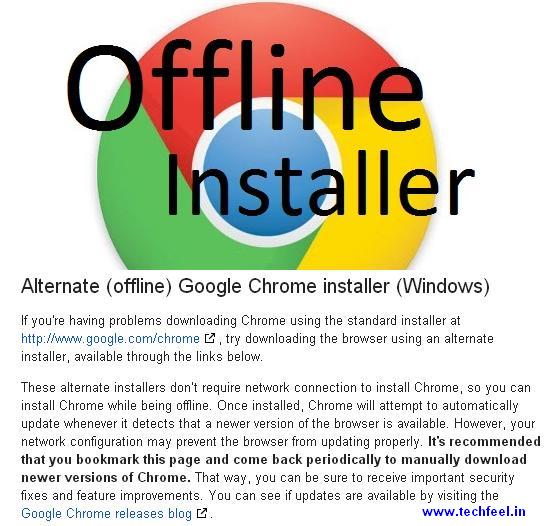 download google chrome offline